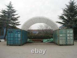 20'X20' Shipping Container Canopy Shelter PE/PVC Canvas Fabric Buildings Conex
