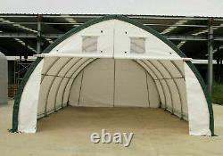 20'x30'x12' Peak Tension Fabric Storage Shelter Building (RETAIL $2,850)