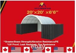 20x20/20x40/40x40 Shipping Container Storage Shelter PE Fabric Building Canopy