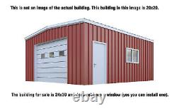24 x 30 26 Gauge Steel Metal Building