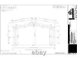 24 x 30 26 Gauge Steel Metal Building