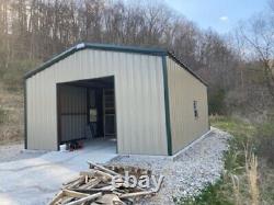 24x30 Steel Building SIMPSON Metal Garage Storage Shop Building Kit