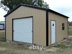 24x35x12 Steel Building delivered & installed $14,790 Check for states available