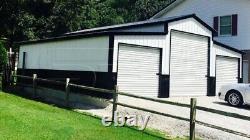 24x35x12 Steel Building delivered & installed $14,790 Check for states available