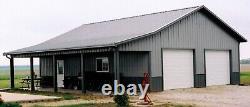 24x35x12 Steel Building delivered & installed $14,790 Check for states available