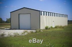 25'x45'x14' Steel Garage/Workshop Building Kit Excel Metal Building Systems Inc