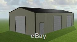 27x50x12 Steel Building SIMPSON Metal Building Kit Garage Workshop Barn