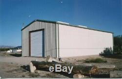 27x50x12 Steel Building SIMPSON Metal Building Kit Garage Workshop Barn