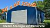 30x40 Metal Storage With Concrete Metal Building Buying Process Wolfsteel Buildings