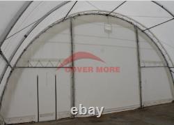 30x40x15 GM Canvas Tension PE Fabric Storage Building Shop Shelter Metal Frame