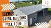 30x45 Steel Metal Building In Texas Full Detail Tour Wolfsteel Buildings Inc