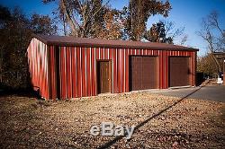 36'x36'x12' Steel Garage/Workshop Building Kit Excel Metal Building Systems Inc