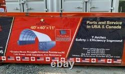 40'x40' Shipping Cargo Container Conex Fabric Building Shelter Garage Carport