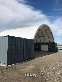 40'x40' Shipping Cargo Container Conex Fabric Building Shelter Garage Storage