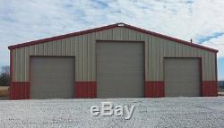 40x75x12 Steel Building SIMPSON Garage Storage Barn Metal Shop Kit