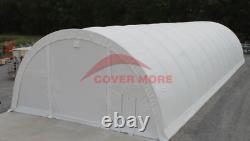 40x80x20R 15oz PVC Canvas Fabric Storage Building REPLACEMENT COVER