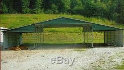 42x26 Metal Carport, Garage, All Steel Storage Building INSTALLED View our STORE