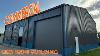 50 X80 Pre Engineered Commercial Metal Building In Texas Office Shell Tour Wolfsteel Buildings