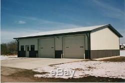 50x100x12 SIMPSON Steel Building Garage Barn Kit Storage Shop Metal Building