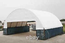 60'x40'x20' Double Truss 22oz PVC Container Canopy Shelter Roof Storage Building