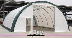 85x30x15 PVC Fabric Dome Building Metal Frame New in Steel Shipping Crate