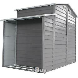 8'x5' Outdoor Garden Garage Storage Shed Utility Tool Lawn Building withDoor Gary