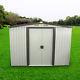 8'x8' Outdoor Storage Shed Steel Garden Utility Tool Backyard Lawn Building Set