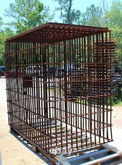 Antique Jail Cell by Pauly Jail Building Company in Rusted Heavy Gauge Steel
