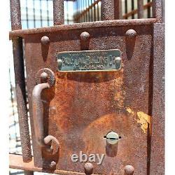 Antique Jail Cell by Pauly Jail Building Company in Rusted Heavy Gauge Steel