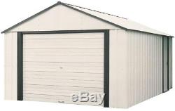Arrow Murryhill Steel Garage Shed Building Kit 12x24 ft Outdoor Metal Buildings