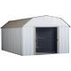 Arrow Storage Products Lexington Steel Storage Shed, 10 Ft. X 14 Ft. Eggshell