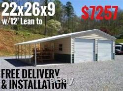 Barn, RV Cover, Metal Building, Carport, Steel Garage, Utility Shed, Canopy