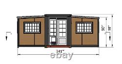 Bastone Mobile Expandable Prefab House 19ft x 20ft