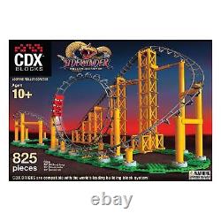 CDX Blocks Brick Construction Sidewinder Roller Coaster Building Set 3986