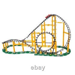 CDX Blocks Brick Construction Sidewinder Roller Coaster Building Set 3986