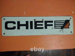 Chief Metal Buildings Sign