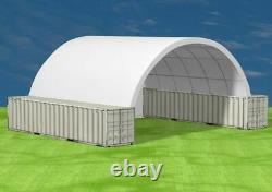 Covermore 40'x40' (21 oz PVC) Fabric Conex Shipping Container Mounted Shelter