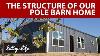 Custom Small Pole Barn House The Structure And Details Of Why We Did It