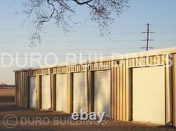 DURO Steel 40x100x9.5 Metal Prefabricated Mini Self Storage Building Kits DiRECT