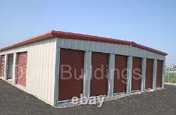 DURO Steel Self Storage 20x120x8.5 Metal Prefab 26 Rental Units Building DiRECT