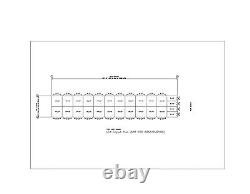 DURO Steel Self Storage 20x120x8.5 Metal Prefab 26 Rental Units Building DiRECT