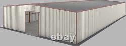 DuroBEAM Steel 100x125x16 Metal I-Beam Clear Span MADE TO ORDER Building DiRECT