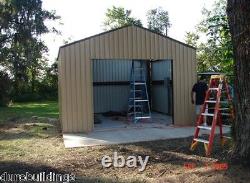 DuroBEAM Steel 25'x48'x12 Metal Garage Workshop Residential Building Kit DiRECT