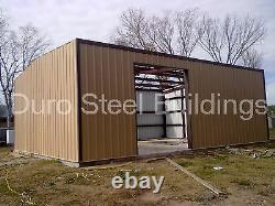 DuroBEAM Steel 30x48x12 Metal Building Kit Clear Span Garage DIY Workshop DiRECT