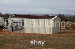 DuroBEAM Steel 40x40x12 Metal Building Man Cave / She Shed Made To Order DiRECT