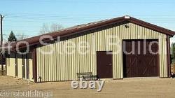 DuroBEAM Steel 40x80x18/20' Metal I-Beam Clear Span Single Slope Building DiRECT
