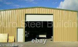 DuroBEAM Steel 50'x75'x14' Metal Clear Span Auto Salvage Garage Buildings DiRECT