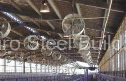 DuroBEAM Steel 60'x150'x26' Metal Prefab Rigid Frame Building Roof System DiRECT