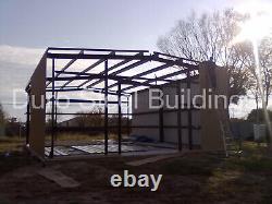 DuroBEAM Steel 60x60x20 Metal Garage Shop Made To Order DIY Building Kits DiRECT