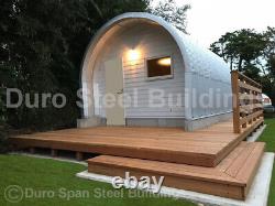 DuroSPAN Steel 20x16x12 Metal Barn Home Building Kit DIY Sale! Open Ends DiRECT
